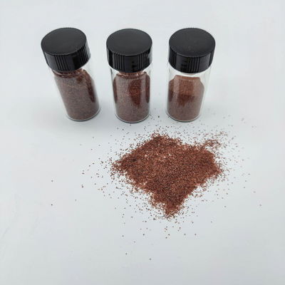 Huitai 60# Garnet Sandblasting Media 4g/Cm3 High Hardness Brownish Red Garnet Sandblasting