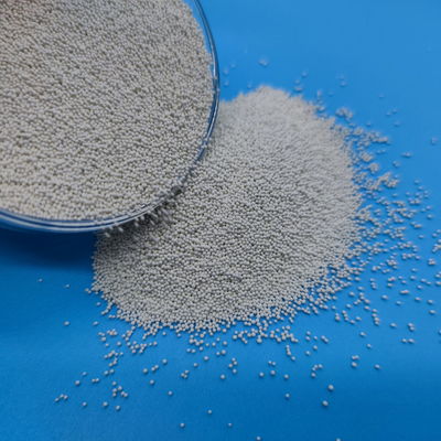 Dust Free Pretreatment Z300 Ceramic Microbeads , White Spherical Ceramic Abrasive Media
