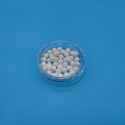 White Ceramic Beads Blasting Media Smooth Finished